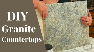 Faux Granite Countertops  DIY Tutorial [upl. by Gavrah]