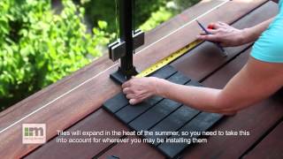 How To Install EASYtile Deck Tile [upl. by Nemrac]