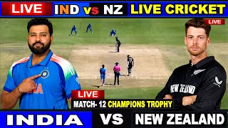 🔴Live IND vs NZ 12th ODI  Live Scores amp Commentary  India vs New Zealand  2nd Innings [upl. by Tammie]