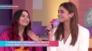 Alia Bhatt breaks down as sister Shaheen opens up on her battle with depression to Barkha Dutt [upl. by Mendy]