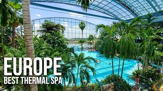 Most Amazing Thermal Spa in Europe Therme Bucharest Romania [upl. by Aivonas]