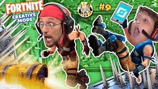 FORTNITE CREATIVE MODE FGTEEV Challenge Game Dad vs Son 9 [upl. by Nwad]