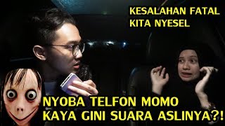 JANGAN PERNAH COBA TELFON MOMO  INI YANG AKAN TERJADI  TEROR MOMO CHALLENGE [upl. by Ybok]