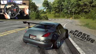 NFS HEAT Nissan 350z Tokyo Drift  Logitech g29 gameplay [upl. by Elrebmik]