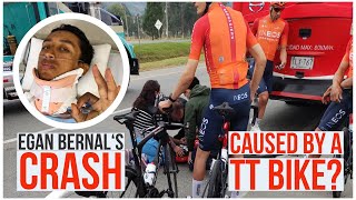 Egan Bernals Crash amp Other TTBike Crashes  Videos amp Controversy [upl. by Akemehc]