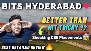 Bits Pilani Hyderabad🔥 Better than Nit Trichy   Cutoff  College Review  Campus life [upl. by Nolra]