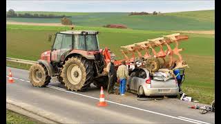 accident de tracteur [upl. by Aruol120]