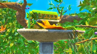 Building Bounce Pads To The HIDDEN Bird Bath Base in Grounded [upl. by Arly277]