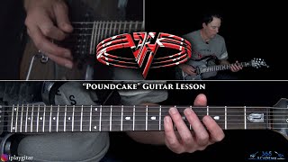 Van Halen  Poundcake Guitar Lesson [upl. by Weyermann904]