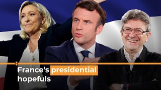 French presidential elections 2022 Who are the candidates I Al Jazeera Newsfeed [upl. by Sikras]