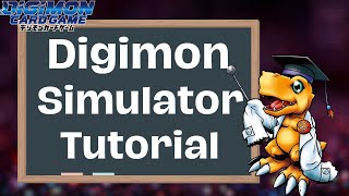 How To Play Digimon Simulator 2023 [upl. by Anovahs]