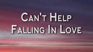 Cant Help Falling In Love  Haley Reinhart Lyrics [upl. by Lindie]