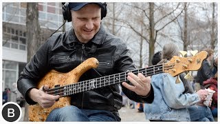 WOJTEK PILICHOWSKI  INSANE SLAP BASS SOLO [upl. by Newbill]