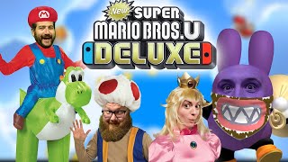 Down the Nabbit Hole  New Super Mario Bros U Deluxe Gameplay [upl. by Dodwell336]