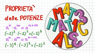 PROPRIETA delle POTENZE con esempi  NR57 [upl. by Bouzoun]