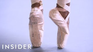 How Ballerinas Customize Their Pointe Shoes [upl. by Morley]