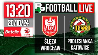 BETCLIC III LIGA Ślęza Wrocław  Podlesianka Katowice  13 kolejka [upl. by Esinej]