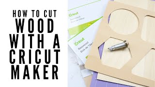 How to Cut Wood with a Cricut [upl. by Broderick]