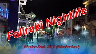 Rhodos  2016 Faliraki Nightlife in 90 Sekunden [upl. by Yojenitsirk]