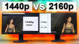 1440p vs 4K 2160p Monitor  Auf was man achten muss [upl. by Brigham]