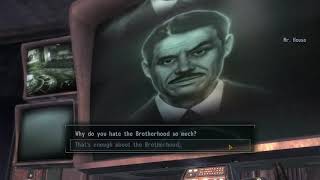 Mr House on eliminating the Brotherhood of Steel Fallout New Vegas [upl. by Cheng]