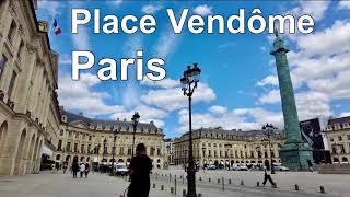 Place Vendôme Paris Walking Tour France HD 4K 60fps [upl. by Nehgaem291]