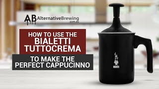 How to Use the Bialetti Tuttocrema Milk Frother [upl. by Nolyaj]