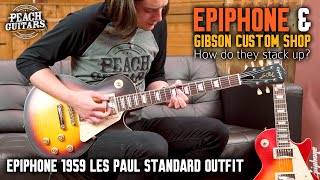 Revisiting Epiphones 1959 Les Paul Outfit  How Does it Compare to Gibson [upl. by Neirual]