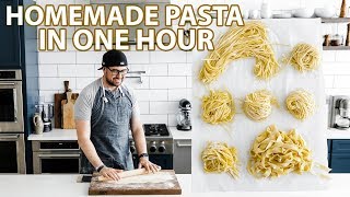 Easy to Make Homemade Pasta Dough Recipe [upl. by Nallid]