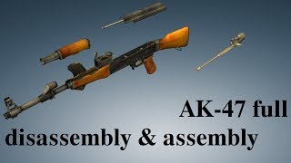 AK47 full disassembly amp assembly [upl. by Inig]