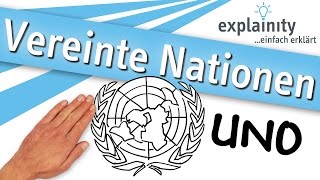 Vereinte Nationen UNO einfach erklärt explainity® Erklärvideo [upl. by Beare]