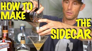 The Sidecar Drink Recipe  Bartending 101 [upl. by Nitsraek]