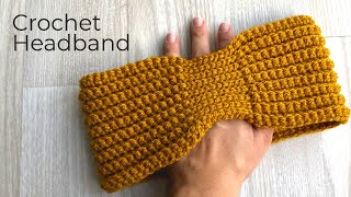 BEAUTIFUL Crochet Headband Pattern [upl. by Earla]