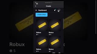 How to make Gamepasses for Pls Donate on Mobile robloxplsdonate [upl. by Airlia468]