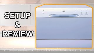 SPT Countertop Dishwasher Setup amp Review  For Small Kitchens [upl. by Esiouqrut555]