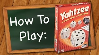 How to Play Yahtzee [upl. by Carlos]