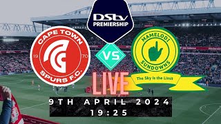 Cape Town Spurs vs Mamelodi Sundowns PSL LIVE Match DStv Premiership [upl. by Adrienne]