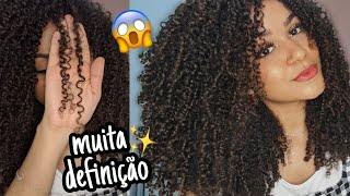 Finalização PERFEITA para cabelo crespocacheado  COMO TER MUITA DEFINIÇÃO [upl. by Notluf]