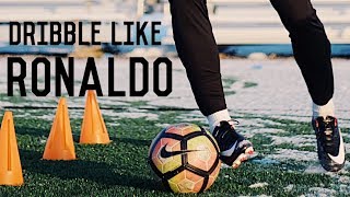 How To Dribble Like Cristiano Ronaldo  5 Easy Ronaldo Skills [upl. by Iba]