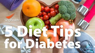 5 Diet Tips for Diabetes [upl. by Agle]