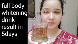 whitening drink only 3 ingredients  full body whitening drink  sitarayaseensana [upl. by Morehouse]