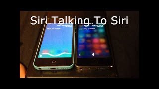 Siri Talking to Siri [upl. by Holden]