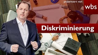 Diskriminierung am Arbeitsplatz – Wann hilft mir das AGG  Rechtsanwalt Christian Solmecke [upl. by Dnalyr376]