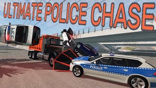 ULTIMATE POLICE CHASE Setup  BeamNGdrive [upl. by Dex373]