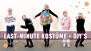 👕✂ LastMinute Kostümideen für Fasching  DIYs von Gerdi ♡ [upl. by Noillimaxam]