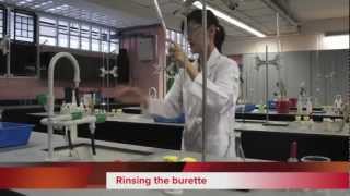 Titration Step 1  Rinsing Glassware [upl. by Ahsieyt]