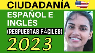 EXAMEN DE CIUDADANÍA AMERICANA 2025 EN ESPAÑOL E INGLÉS RESPUESTAS FÁCILES [upl. by Brockwell529]