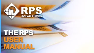 RPS Solar Pumps User Manual [upl. by Marc]