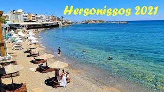 Crete Vlog  Exploring Hersonissos and its beaches buying Sim Card and walk around Star beach [upl. by Yxel]