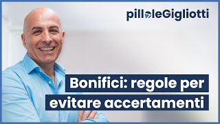 Bonifici regole per evitare accertamenti [upl. by Lsil]